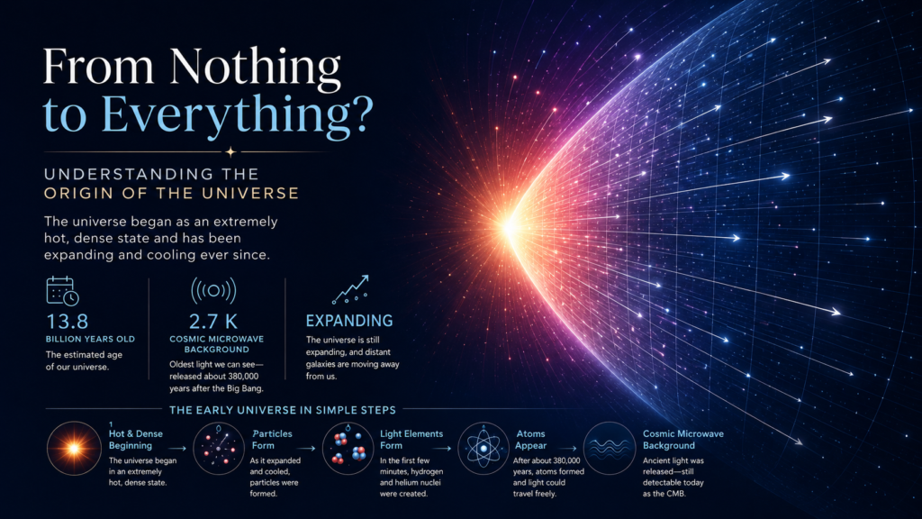From Nothing to Everything? Understanding the Origin of the Universe
